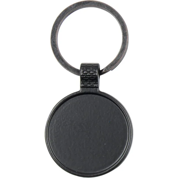 Μεταλλικό Μπρελόκ Στρόγγυλο Μαύρο κωδ. AN-4040
