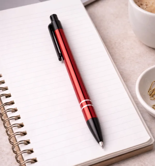 Μεταλλικό Στυλό Διαρκείας με Μαύρο Κουμπί 100 τεμ. κωδ. 0555-30