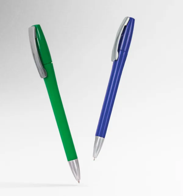 Πλαστικό Στυλό με Ασημί Κλιπ 100 τεμ. κωδ. 0532-270