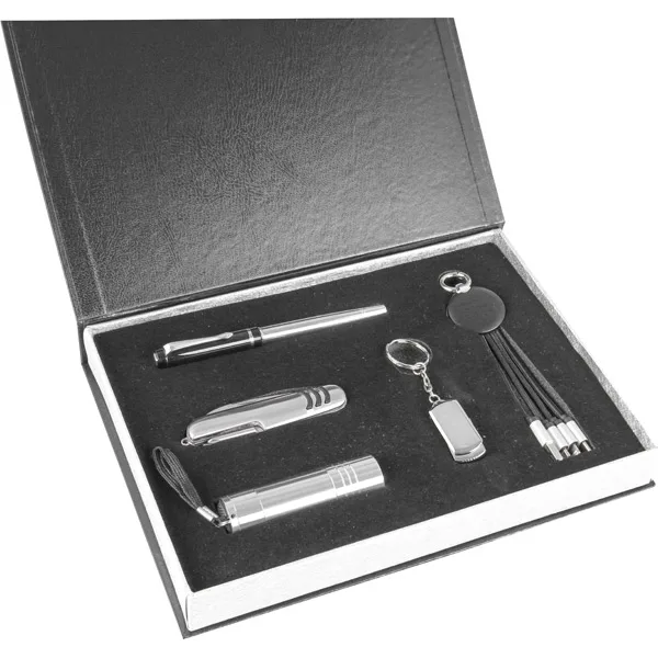 Σετ Δώρου με Καλώδιο 4απλό, Στυλό, Usb, Φακός και Πολυεργαλείο κωδ. Milas Σετ Δώρου με Καλώδιο 4απλό, Στυλό, Usb, Φακός και Πολυεργαλείο κωδ. Milas