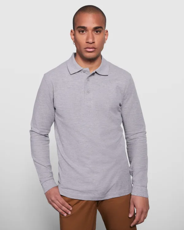 Roly Μακρυμάνικο Polo Μπλουζάκι Ανδρικό Estrella L/S κωδ. 6635 Roly Μακρυμάνικο Polo Μπλουζάκι Ανδρικό Estrella L/S κωδ. 6635