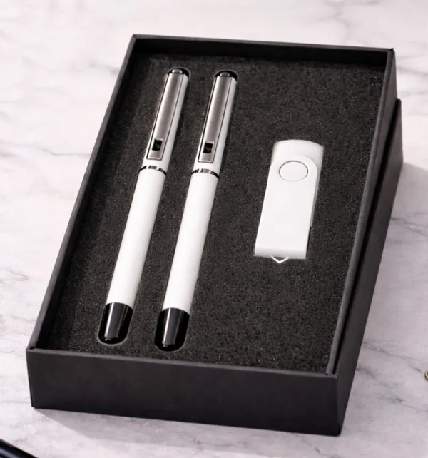 Σετ με Δύο Στυλό Μεταλλικά Διαρκείας & Μεταλλικό USB Stick 16GB κωδ. 9220
