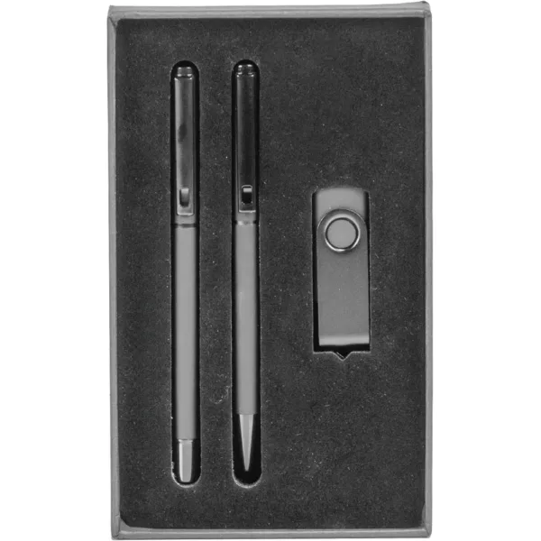 Σετ με Δύο Στυλό Μεταλλικά Διαρκείας & Μεταλλικό USB Stick 16GB κωδ. 9220