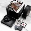 Gift Box Valentine’s Day για Άνδρα με Ειδικό Ξύλινο Κουτί, Πορτοφόλι, Ζώνη, Αναπτήρα, Μπρελόκ & Κομπολόι κωδ. 74687