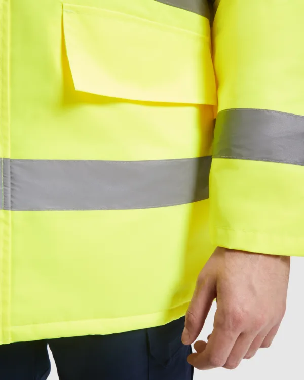 Roly Ανακλαστικό Unisex Αδιάβροχο Μπουφάν Εργασίας MERAK κωδ. 9320 Roly Ανακλαστικό Unisex Αδιάβροχο Μπουφάν Εργασίας MERAK κωδ. 9320