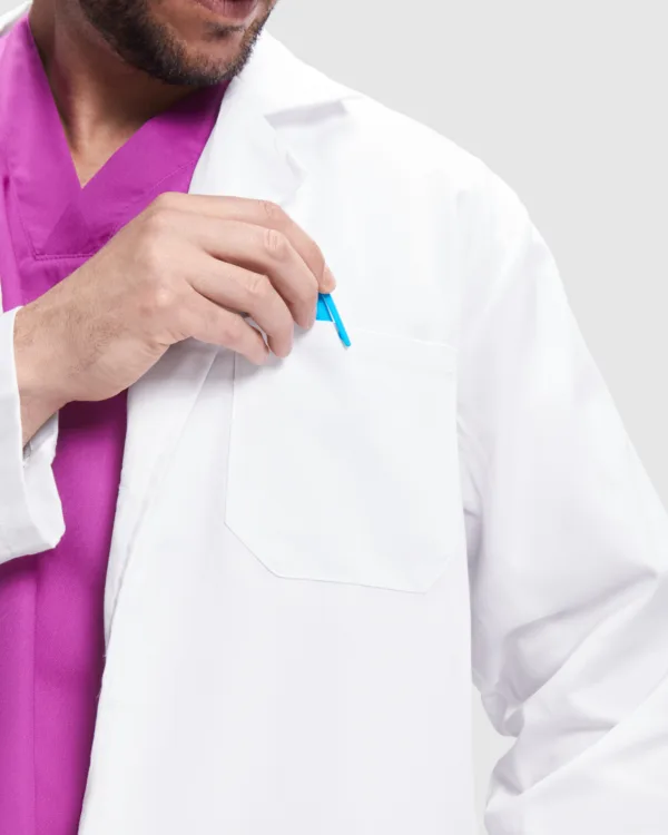 Roly Ανδρική Mακρυμάνικη Ιατρική Ρόμπα VACCINE κωδ. 9094 Roly Ανδρική Mακρυμάνικη Ιατρική Ρόμπα VACCINE κωδ. 9094