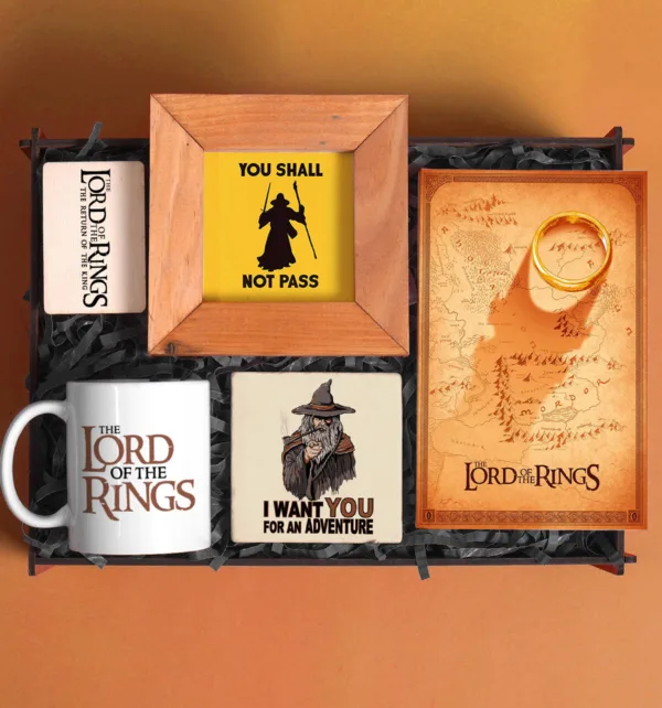 Σετ Δώρου Lord of the Rings με Σημειωματάριο, Κούπα, Σουβέρ, Μαγνητάκι & Κορνίζα κωδ. 3236