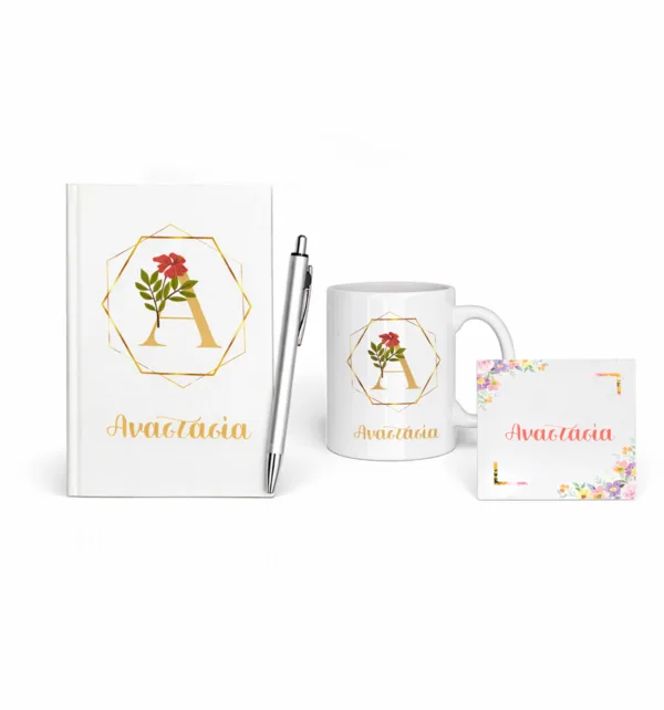 Σετ Δώρου με Κούπα, Σημειωματάριο, Στυλό & Διακοσμητικό κωδ. 73321