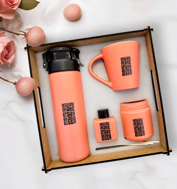 You Make Today Better Σετ Δώρου με Μπουκάλι., Κούπα, Θήκη για Αρωματικό, Κερί & Ξύλινο Κουτί κωδ. M-2626P