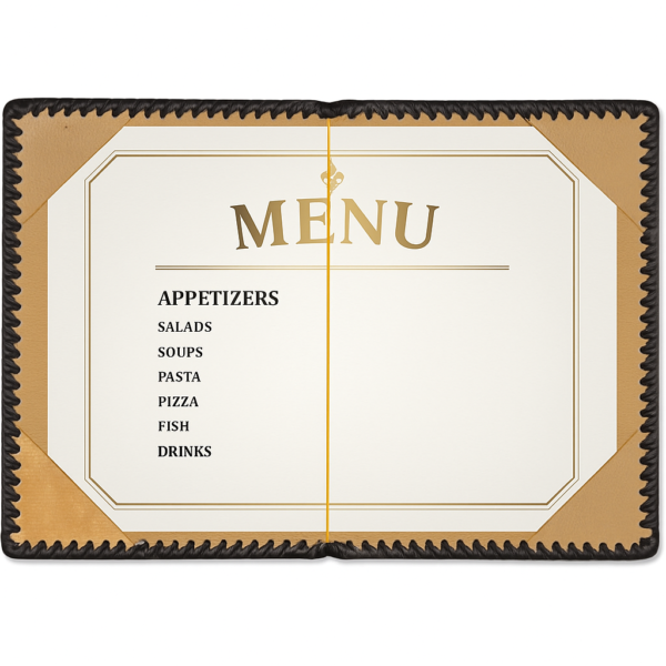 Θήκη Μενού από Δερματίνη κωδ. 966-B Θήκη Μενού από Δερματίνη κωδ. 966-B