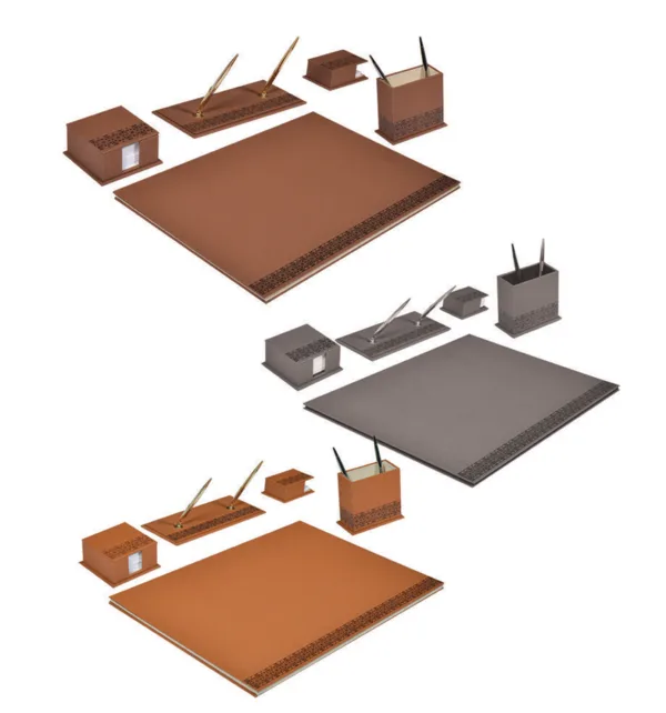 Σετ Γραφείου με Σουμέν, Μολυβοθήκη, Θήκη Σημειώσεων, Μπλοκ Σημειώσεων, Θήκη για Στυλό, Θήκη Καρτών Γκρι κωδ. 4153 Σετ Γραφείου με Σουμέν, Μολυβοθήκη, Θήκη Σημειώσεων, Μπλοκ Σημειώσεων, Θήκη για Στυλό, Θήκη Καρτών Γκρι κωδ. 4153