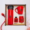 Good Vibes Only Σετ Δώρου με Μπουκάλι., Κούπα, Θήκη για Αρωματικό, Κερί & Ξύλινο Κουτί κωδ. M-2626R