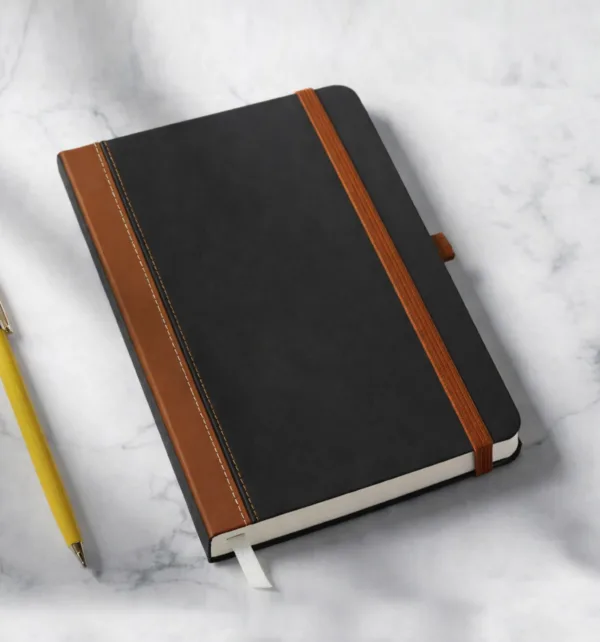 Σημειωματάριο από Πυρογραφική Δίχρωμη Δερματίνη με Λάστιχο 13x21cm Ριγέ κωδ. AVC Σημειωματάριο από Πυρογραφική Δίχρωμη Δερματίνη με Λάστιχο 13x21cm Ριγέ κωδ. AVC