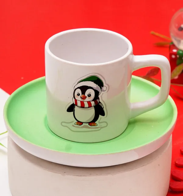 Χριστουγεννιάτικο Σετ Δώρου με 2 Φλιτζάνια με Πιατάκια, Κερί , Δεντράκι & Διακοσμητικό Πλαίσιο κωδ. 98997