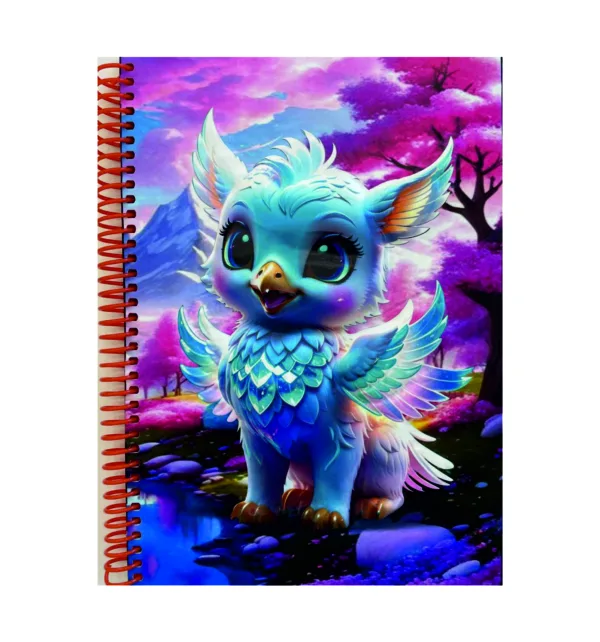 Σπιράλ Notebook 16×24 cm με 3D Εξώφυλλο κωδ. M-822-B