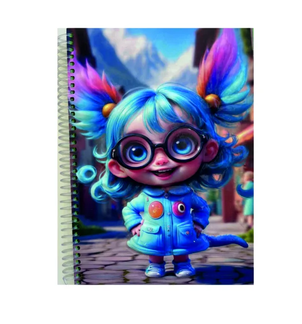 Σπιράλ Notebook 16×24 cm με 3D Εξώφυλλο κωδ. M-822-G