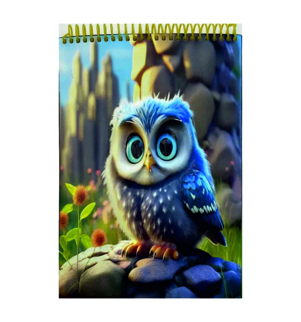 Σπιράλ Notebook 16×24 cm με 3D Εξώφυλλο κωδ. M-822-O