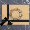 Gift Box με Ειδικό Ξύλινο Κουτί, με 2 Χρυσές Κούπες, Σημειωματάριο, Μπρίκι & Ξύλινο Μαγνητάκι κωδ. 21681