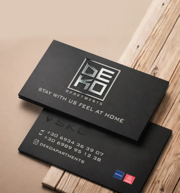 Ανάγλυφες Επαγγελματικές Κάρτες 400γρ 2 όψεων (1.000 τεμάχια) κωδ. CYML4