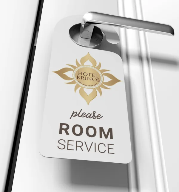 Καρτελάκια Πόρτας Ξενοδοχείων με Εκτύπωση 1.000 τεμάχια κωδ. K1-2