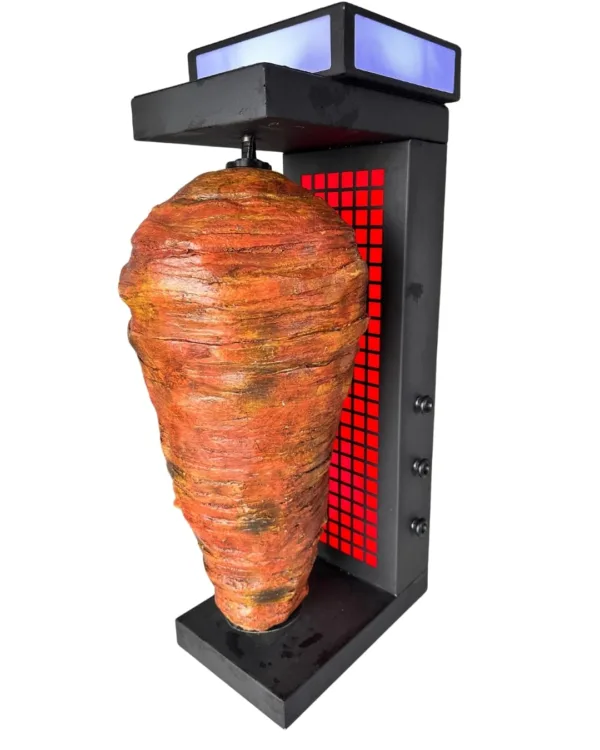 Περιστρεφόμενο Διαφημιστικό Φωτιζόμενο Ομοίωμα Γύρου ΦΩΤΟΓΥΡΟΣ 3D κωδ. TE-GYROS