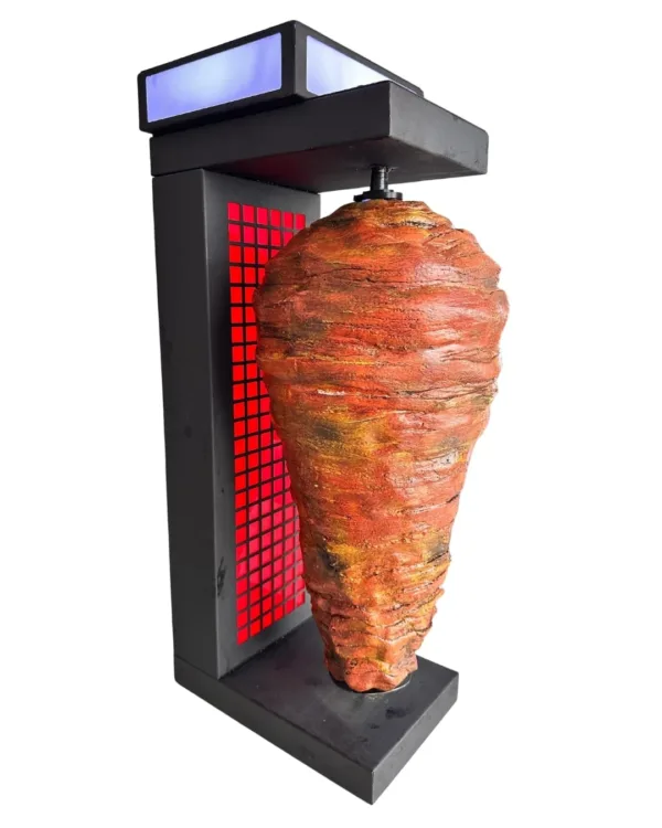 Περιστρεφόμενο Διαφημιστικό Φωτιζόμενο Ομοίωμα Γύρου ΦΩΤΟΓΥΡΟΣ 3D κωδ. TE-GYROS