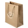 Χάρτινες Τσάντες Kraft με Κορδόνι & Εκτύπωση 500 τεμάχια κωδ. CNTKRAFT