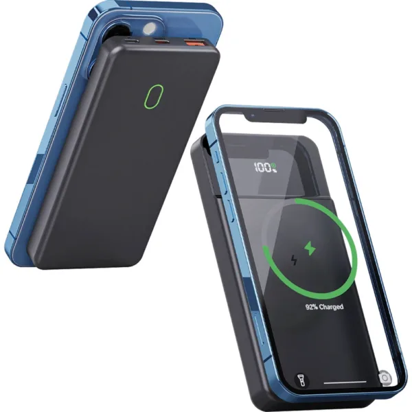 Powerbank 8.000 mAh MagSafe Μαύρο κωδ. PWB-50