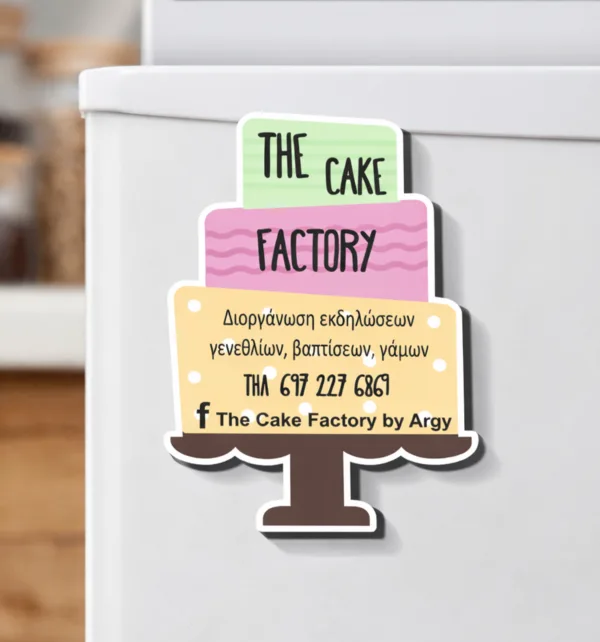 Διαφημιστικά Μαγνητάκια  7x5cm με Πλαστικοποίηση & Ειδικό Σχήμα (1.000 τεμάχια) κωδ. MAG1