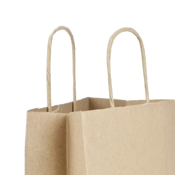 Χάρτινες Τσάντες Καφέ Kraft με Στριφτό Χερούλι & Έγχρωμη Εκτύπωση 1.000 τεμάχια κωδ. PLSK Χάρτινες Τσάντες Καφέ Kraft με Στριφτό Χερούλι & Έγχρωμη Εκτύπωση 1.000 τεμάχια κωδ. PLSK