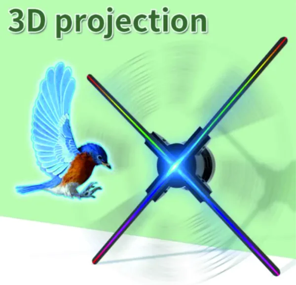 Hologram Fan Projector – 3D Ολογραφικός Προβολέας κωδ. TE-HLG