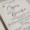 Προσκλητήριο Γάμου με Ανάγλυφο Σχέδιο Λουλούδι, Πέρλες & Ανάγλυφα Γράμματα στο Φάκελο κωδ. 6001 Προσκλητήριο Γάμου με Ανάγλυφο Σχέδιο Λουλούδι, Πέρλες & Ανάγλυφα Γράμματα στο Φάκελο κωδ. 6001