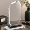 Κρυστάλλινo Βραβείο Διάφανο 12mm 12x21cm με Μαύρη Βάση κωδ. PB-350 Κρυστάλλινo Βραβείο Διάφανο 12mm 12x21cm με Μαύρη Βάση κωδ. PB-350